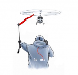 mit find---me Helicopter perfekt einweisen